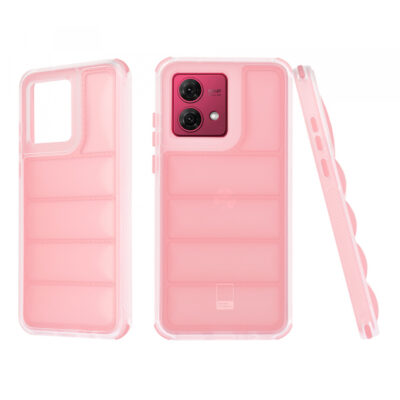 Husa pentru Motorola Moto G84, Techsuit, Wave Shield, Roz
