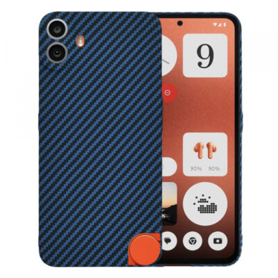 Husa pentru Nothing CMF Phone 1, Techsuit, Carbonite FiberShell, Turcoaz
