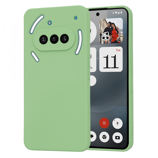 Husa pentru Nothing Phone (3a), Techsuit, SoftFlex, Verde Deschis