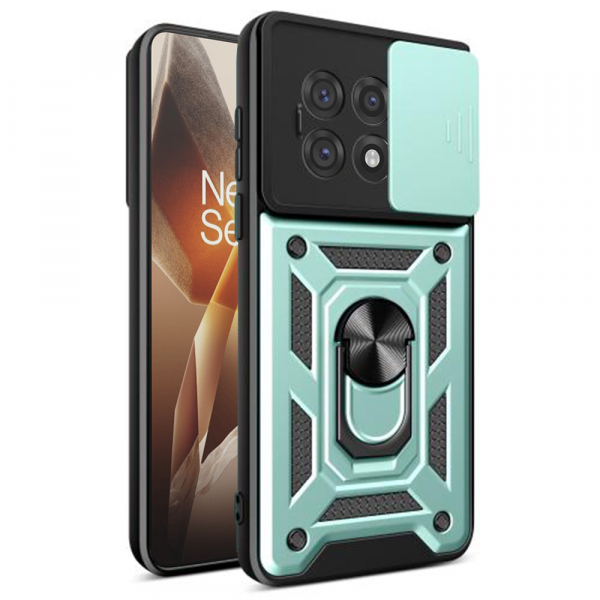 Husa pentru OnePlus 13R, Techsuit, CamShield, Verde