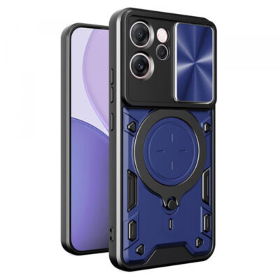 Husa pentru Oppo Reno14 FS 5G / Reno14 F, Techsuit, CamGuard Pro, Albastra