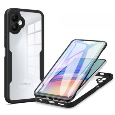 Husa pentru Samsung Galaxy A05 A055, Techsuit, ColorVerse 360, Neagra