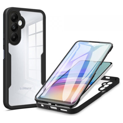 Husa pentru Samsung Galaxy A05s A057, Techsuit, ColorVerse 360, Neagra