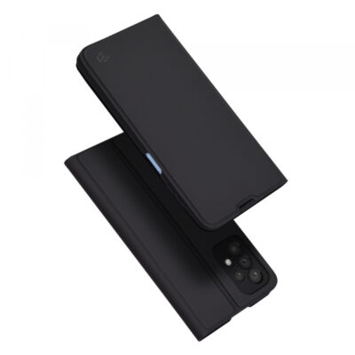 Husa pentru Samsung Galaxy A23 5G A236 / A23 A235, Techsuit, Magskin Book, Neagra