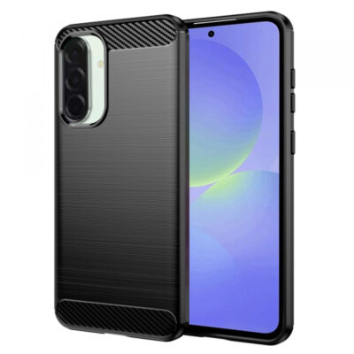 Husa pentru Samsung Galaxy A37 5G, Techsuit, Carbon, Neagra