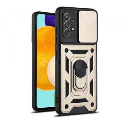 Husa pentru Samsung Galaxy A52s 5G A528 / A52 5G A526 / A52 A525, Techsuit, CamShield, Aurie