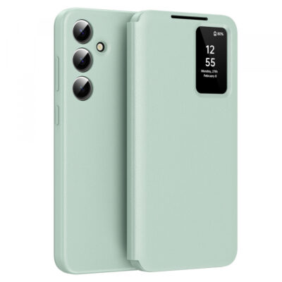 Husa pentru Samsung Galaxy A55 5G A556, Techsuit, SmartView, Verde