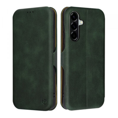 Husa pentru Samsung Galaxy A56 A566, Techsuit, Safe Wallet Plus, Verde
