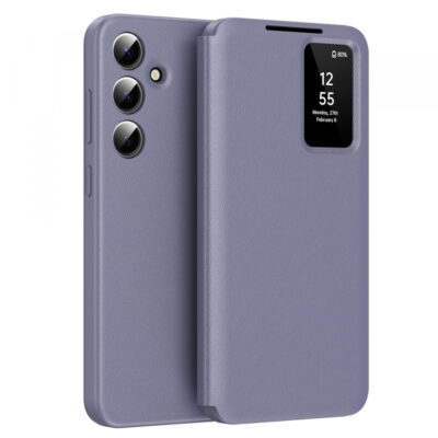 Husa pentru Samsung Galaxy A56 A566, Techsuit, SmartView, Mov
