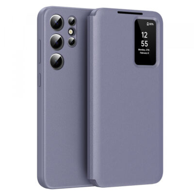 Husa pentru Samsung Galaxy S24 Ultra S928, Techsuit, SmartView, Mov