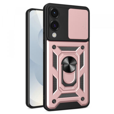 Husa pentru Samsung Galaxy S25 Edge S937, Techsuit, CamShield, Roz