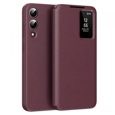 Husa pentru Samsung Galaxy S25 Edge S937, Techsuit, SmartView, Rosie