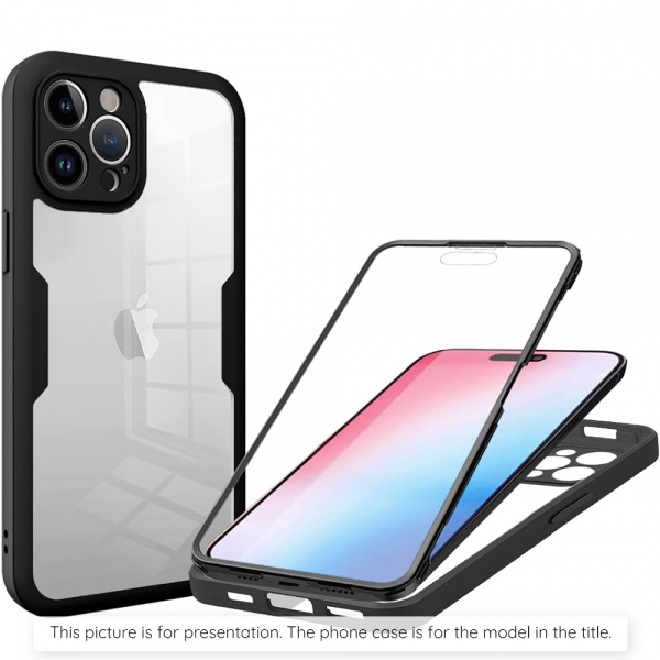 Husa pentru Samsung Galaxy S25 FE, Techsuit, ColorVerse 360, Neagra