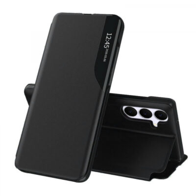 Husa pentru Samsung Galaxy S25 FE, Techsuit, eFold, Neagra