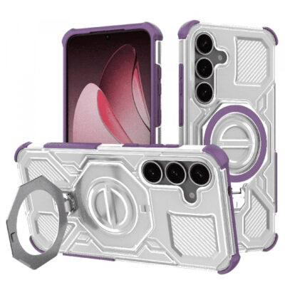 Husa pentru Samsung Galaxy S25+ S936, Techsuit, Carbon Shield Pro, Mov