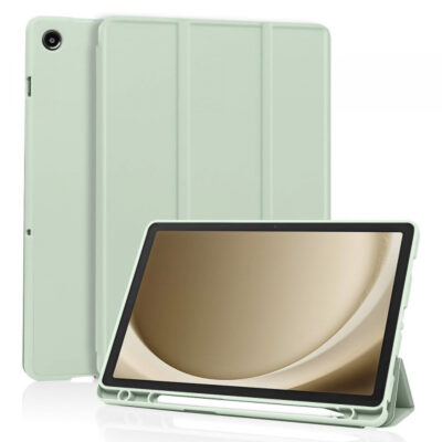 Husa pentru Samsung Galaxy Tab A9+, Techsuit, Flex Trifold, Verde Matcha