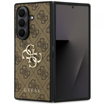 Husa pentru Samsung Galaxy Z Fold7 F966, Guess, 4G Big Logo, Maro