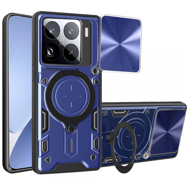 Husa pentru Xiaomi 15 Pro, Techsuit, CamGuard Pro, Albastra