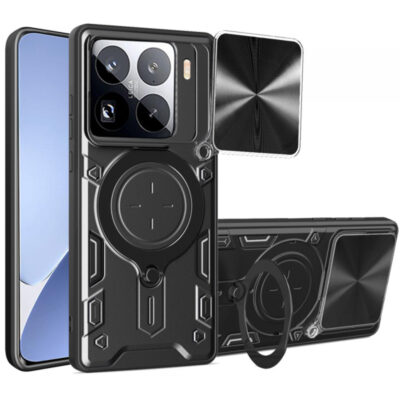 Husa pentru Xiaomi 15 Pro, Techsuit, CamGuard Pro, Neagra