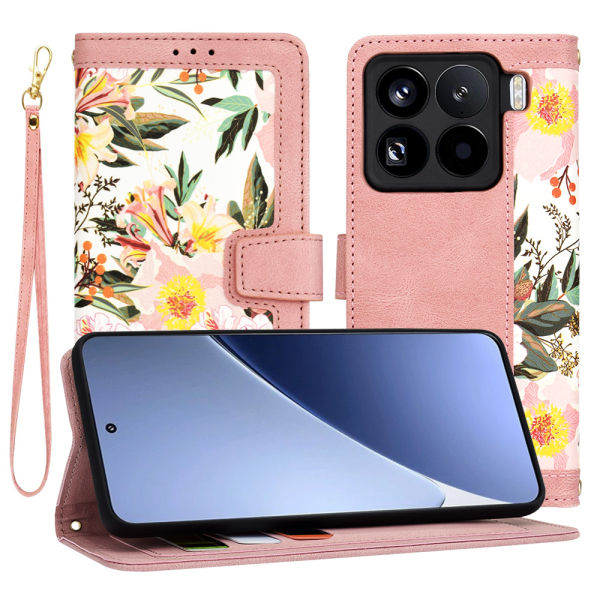 Husa pentru Xiaomi 15 Pro, Techsuit, FlipCraft, Roz