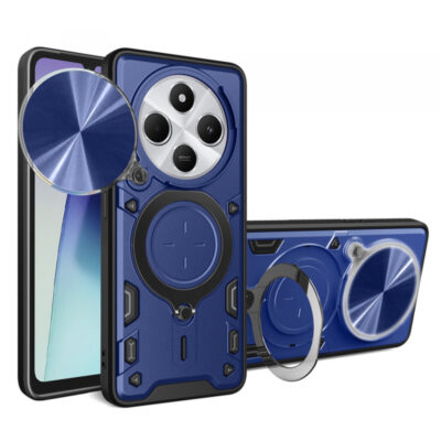 Husa pentru Xiaomi Poco C75 / Redmi 14C, Techsuit, CamGuard Pro, Albastra