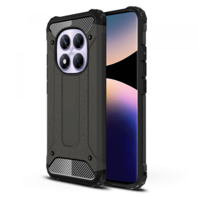 Husa pentru Xiaomi Poco X7 / Note 14 Pro 5G, Techsuit, Hybrid Armor, Neagra