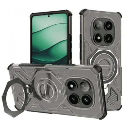 Husa pentru Xiaomi Poco X7 / Redmi Note 14 Pro 5G, Techsuit, Carbon Shield Pro, Fumurie