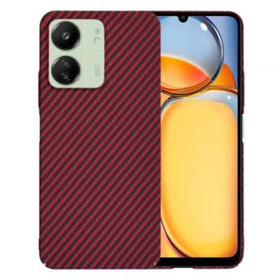 Husa pentru Xiaomi Redmi 13C 5G / 13C / Poco C65, Techsuit, Carbonite FiberShell, Rosie