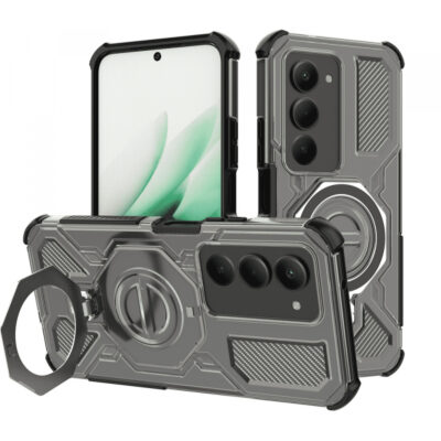 Husa pentru Xiaomi Redmi 15 5G / 15 4G, Techsuit, Carbon Shield Pro, Fumurie