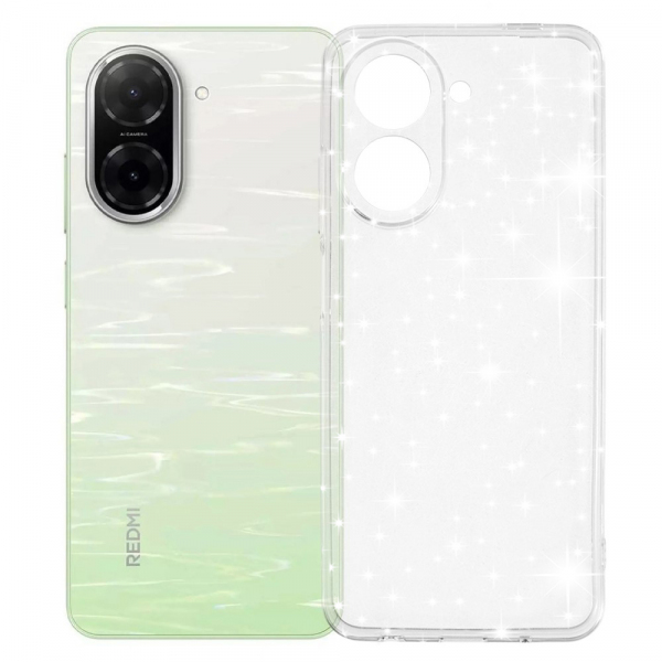 Husa pentru Xiaomi Redmi A5 4G (Standard), Techsuit, SparkleSkin, Transparenta