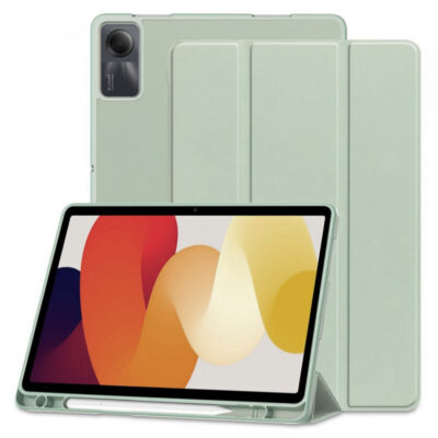 Husa pentru Xiaomi Redmi Pad SE, Techsuit, Flex Trifold, Verde Matcha