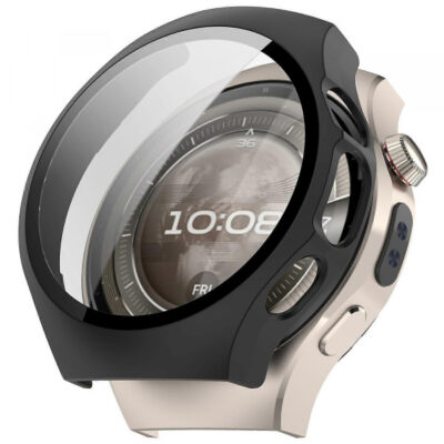 Husa Techsuit Defense360 Pro pentru Huawei Watch 5 46mm, Neagra
