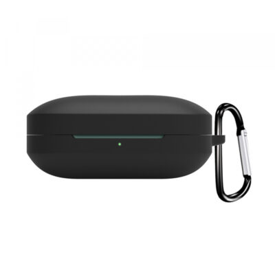 Husa Techsuit Silicone pentru OnePlus Buds Pro 2, Neagra