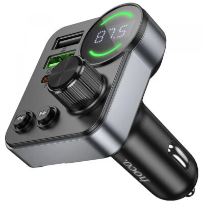 Modulator FM Bluetooth HOCO E86, 2 x USB-A – 1 x USB-C – 1 x microSD