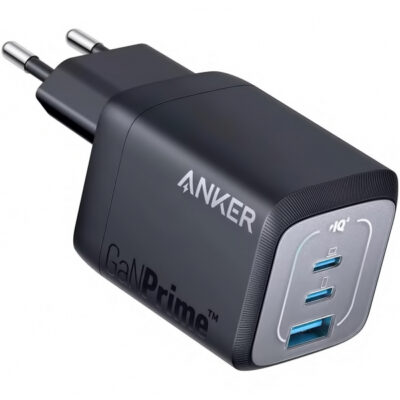 Incarcator Retea Anker Prime, 67W, 5A, 1 x USB-A – 2 x USB-C, Negru A2669313