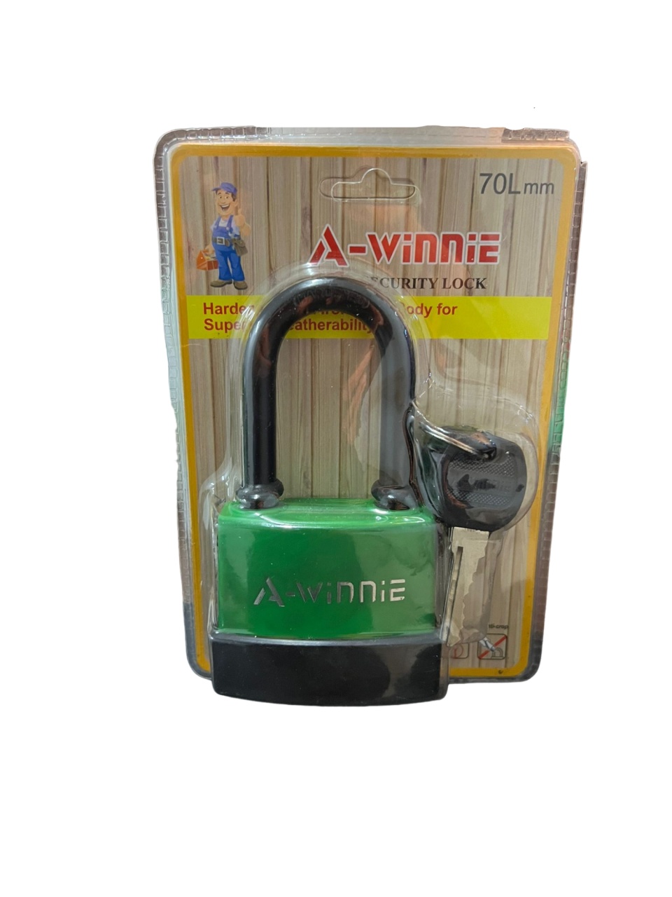 Lacat cu Protectie Lung 80mm
