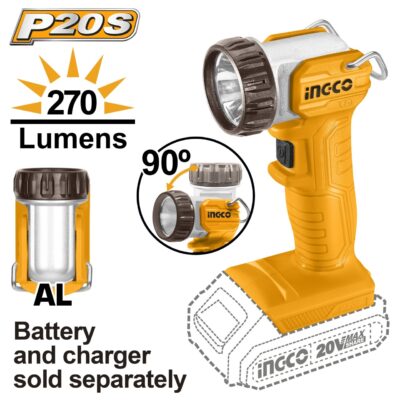 Lanterna 20V 270 Lumeni INGCO CWLI2038