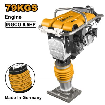 Mai Compactor 6.5CP 79kg 10kN INGCO GRT75-2E, Compactor Sol Profesional pe Benzina pentru Constructii