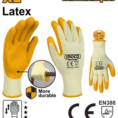Manusi Cauciucate Panza XL Set 1 Pereche INGCO HGVL05