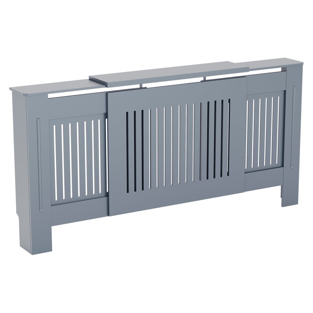 Masca pentru Calorifer ECO-3XL 140/204 cm Ajustabila, MDF Vopsit de 21 mm Lame Verticale, Gri antracit – Default Title