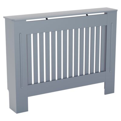 Masca pentru Calorifer ECO-M 112 cm, MDF Vopsit de 18 mm Lame Verticale, Gri antracit – Default Title