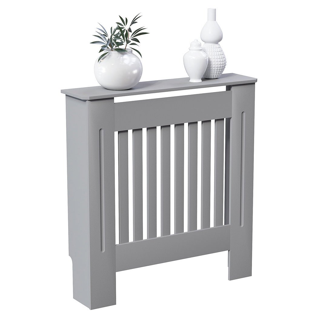 Masca pentru Calorifer ECO-S 78 cm, MDF Vopsit de 18 mm Lame Verticale, Gri antracit – Default Title