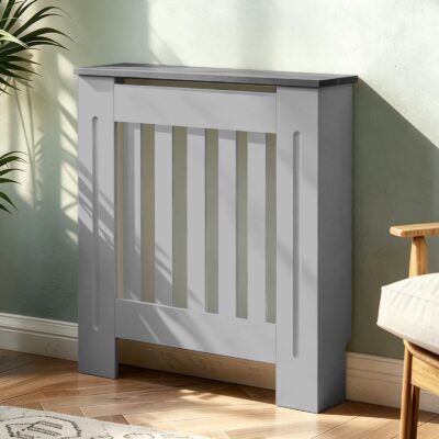 Masca pentru Calorifer ECO-XS 65 cm, MDF Vopsit de 18 mm Lame Verticale, Gri antracit – Default Title