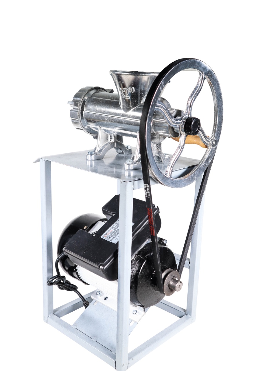 Masina Carne Nr.32 AL cu Suport Motor Electric 1.5kw