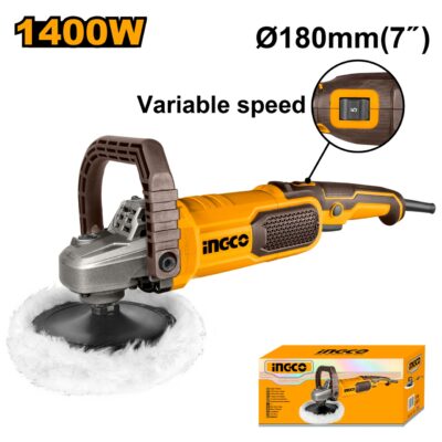Masina de Polish Turatie Variabila 1400W 180mm INGCO AP140016