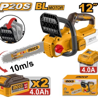 Motofierastrau 20V BL cu 2 Baterii 4Ah