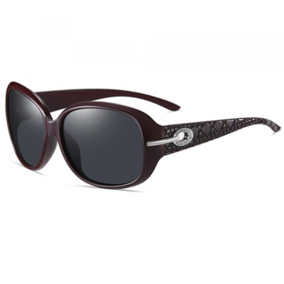 Ochelari De Soare Dama Techsuit 2012, Polarizati, Protectie UV, Rosii Gri