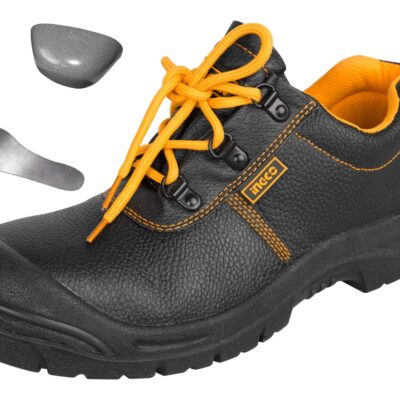Pantofi Protectie Negri cu Talpa Varf Metalic 39 INGCO SSH03S1P.39