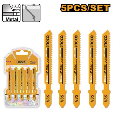 Panze Pendular Metal Set 5buc INGCO JSBT118B