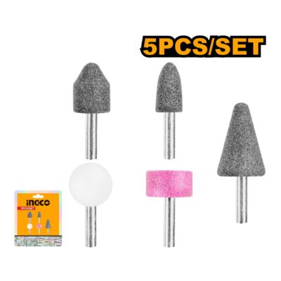 Pietre de Slefuit pentru Biax Set 5buc INGCO AKB0502